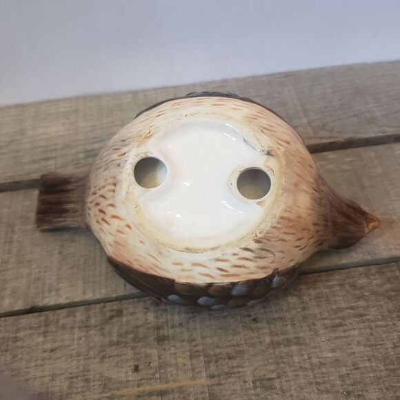 GLAZED PORCELAIN Bird Decorative Bowl Shelf Decor - Picture 5 of 8